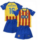 Kids DIEGO LÓPEZ #16 Valencia 3rd Third Shirt Jersey Kit 25-26 Youth Soccer Football 2025-2026