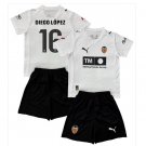 Kids DIEGO LÓPEZ #16 Valencia Home Shirt Jersey Kit 25-26 Youth Soccer Football 2025-2026