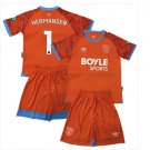 Kids HERMANSEN #1 West Ham Orange Goalkeeper Shirt Jersey Kit 25-26 Youth Soccer Football 2025-2026