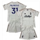 Kids MILENKOVIĆ #31 Nottingham Forest Away Shirt Jersey Kit 25-26 Youth Soccer Football 2025-2026