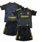Kids Real Zaragoza Away Shirt Jersey Kit 25-26 Youth Soccer Football 2025-2026