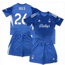 Kids SELS #26 Nottingham Forest Blue Goalkeeper Shirt Jersey 25-26 Youth Soccer Football 2025-2026
