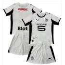 Kids Stade Rennais Away Shirt Jersey Kit 25-26 Youth Soccer Football 2025-2026