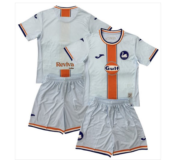 Kids Swansea City 3rd Third Shirt Jersey Kit 25-26 Youth Soccer Football 2025-2026