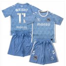 Kids WRIGHT #11 Coventry City Home Shirt Jersey Kit 25-26 Youth Soccer Football 2025-2026