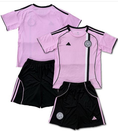 Kids Leicester City 3rd Third Shirt Jersey Kit 25/26 Youth Soccer Football 2025/2026
