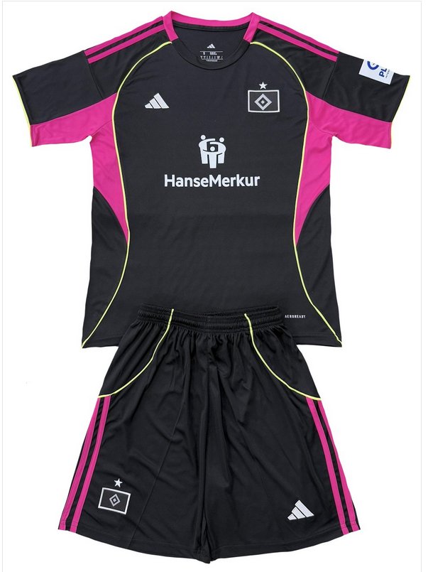 Kids Hamburger SV 3rd Third Shirt Jersey Kit 25/26 Youth Soccer Football 2025/2026