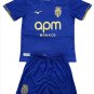 Kids AS Monaco Away Shirt Jersey Kit 25/26 Youth Soccer Football 2025/2026