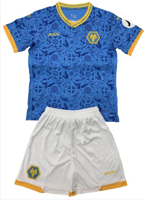 Kids Wolverhampton Wanderers 3rd Third Shirt Jersey Kit 25/26 Youth Soccer Football 2025/2026