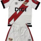 Kids Rayo Vallecano Home Shirt Jersey Kit 25/26 Youth Soccer Football 2025/2026