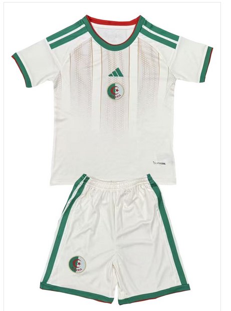 Kids Algeria Home World Cup Shirt Jersey Kit 26-27 Youth Soccer Football 2026-2027