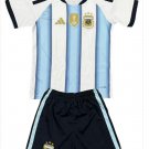 Kids Argentina Home World Cup Shirt Jersey Kit 26-27 Youth Soccer Football 2026-2027