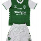 Kids AS Saint-Etienne Home Shirt Jersey Kit 25-26 Youth Soccer Football 2025-2026