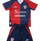 Kids Cagliari Home Shirt Jersey Kit 25-26 Youth Soccer Football 2025-2026