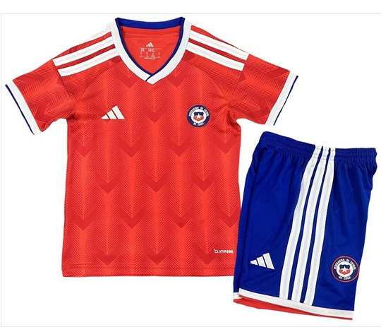 Kids Chile Home World Cup Shirt Jersey Kit 26-27 Youth Soccer Football 2026-2027
