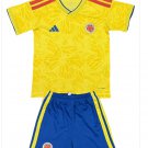 Kids Colombia Home World Cup Shirt Jersey Kit 26-27 Youth Soccer Football 2026-2027