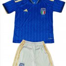 Kids FRATTESI #17 Italy Home World Cup Shirt Jersey Kit 26-27 Youth Soccer Football 2026-2027