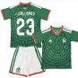 Kids J.GALLARDO #23 Mexico Home World Cup Shirt Jersey Kit 26-27 Youth Soccer Football 2026-2027