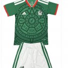 Kids Mexico Home World Cup Shirt Jersey Kit 26-27 Youth Soccer Football 2026-2027