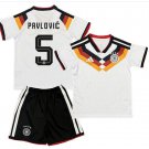 Kids PAVLOVIĆ #5 Germany Home World Cup Shirt Jersey Kit 26-27 Youth Soccer Football 2026-2027