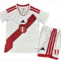 Kids Peru Home World Cup Shirt Jersey Kit 26-27 Youth Soccer Football 2026-2027