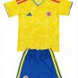 Kids QUINTERO #20 Colombia Home World Cup Shirt Jersey Kit 26-27 Youth Soccer Football 2026-2027