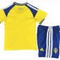 Kids Sweden Home World Cup Shirt Jersey Kit 26-27 Youth Soccer Football 2026-2027