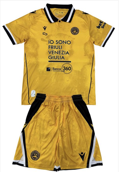 Kids Udinese Calcio 3rd Third Shirt Jersey Kit 25-26 Youth Soccer Football 2025-2026