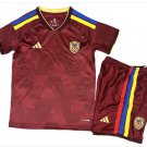 Kids Venezuela Home World Cup Shirt Jersey Kit 26-27 Youth Soccer Football 2026-2027
