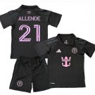 Kids ALLENDE #21 Inter Miami Away Shirt Jersey Kit 26-27 Youth Soccer Football 2026-2027