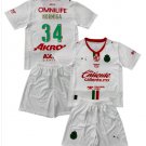 Kids HORMIGA #34 Chivas Guadalajara Away Shirt Jersey Kit 25-26 Youth Soccer Football 2025-2026
