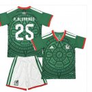 Kids R.ALVARADO #25 Mexico Home World Cup Shirt Jersey Kit 26-27 Youth Soccer Football 2026-2027