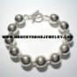 .950 Silver Bracelet with Silver Balls *EMAIL SIZE FOR AVAILABILITY AND PRICE*