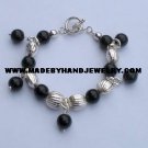 .950 Silver Bracelet with Black Onyx *EMAIL SIZE FOR AVAILABILITY AND PRICE*