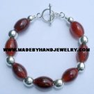 .950 Silver Bracelet with Black Onyx *EMAIL SIZE FOR AVAILABILITY AND PRICE*