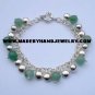 .950 Silver Bracelet with Jade *EMAIL SIZE FOR AVAILABILITY AND PRICE*
