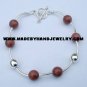 .950 Silver Bracelet with Clorodosite *EMAIL SIZE FOR AVAILABILITY AND PRICE*