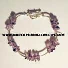 .950 Silver Bracelet with Amethyst *EMAIL SIZE FOR AVAILABILITY AND PRICE*