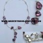 .950 Silver Necklace with Nacar *EMAIL SIZE FOR AVAILABILITY AND PRICE*
