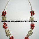Handmade .950 Silver Necklace with Huayruros seeds