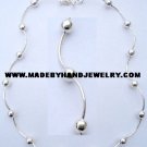 .950 Silver Necklace with No. 6 Spheres *EMAIL SIZE FOR AVAILABILITY AND PRICE*