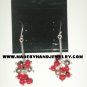 Handmade .950 pure silver earrings with Huayruro seeds