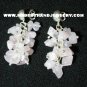 Handmade .950 Pure Silver Earrings with Pink Quartz