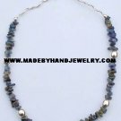 .950 Silver Necklace with Lapis Lazuli *EMAIL SIZE FOR AVAILABILITY AND PRICE*