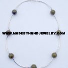 .950 Silver Necklace with Serpentine *EMAIL SIZE FOR AVAILABILITY AND PRICE*