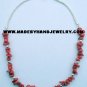 .950 Silver Necklace with Red Coral *EMAIL SIZE FOR AVAILABILITY AND PRICE*