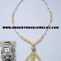 .950 Silver Necklace with Yellow Agate *EMAIL SIZE FOR AVAILABILITY AND PRICE*