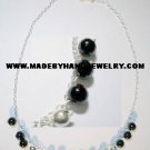 .950 Silver Necklace with Black Onyx *EMAIL SIZE FOR AVAILABILITY AND PRICE*