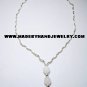 .950 Silver Necklace with Pink Quartz *EMAIL SIZE FOR AVAILABILITY AND PRICE*