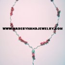 .950 Silver Necklace with Red Coral *EMAIL SIZE FOR AVAILABILITY AND PRICE*